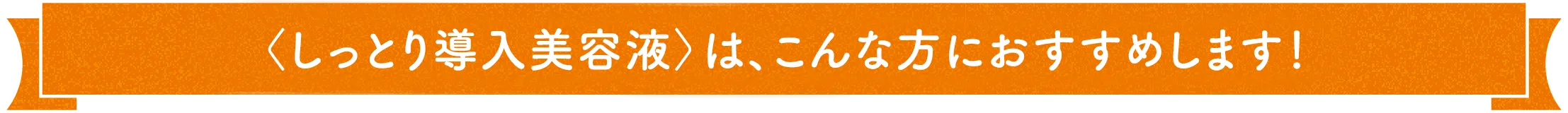 しっとり導入美容液は、こんな方におすすめします